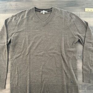 Smartwool Men's Brown V-Neck Sweater